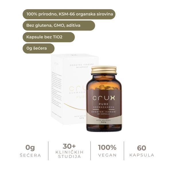 CRUX Pure ashwagandha cps a 60